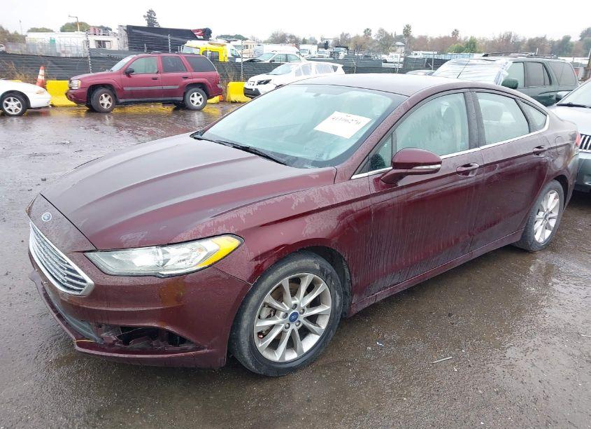 Photo 2 of 2017 Ford Fusion SE (VIN 3FA6P0HD0HR277004)