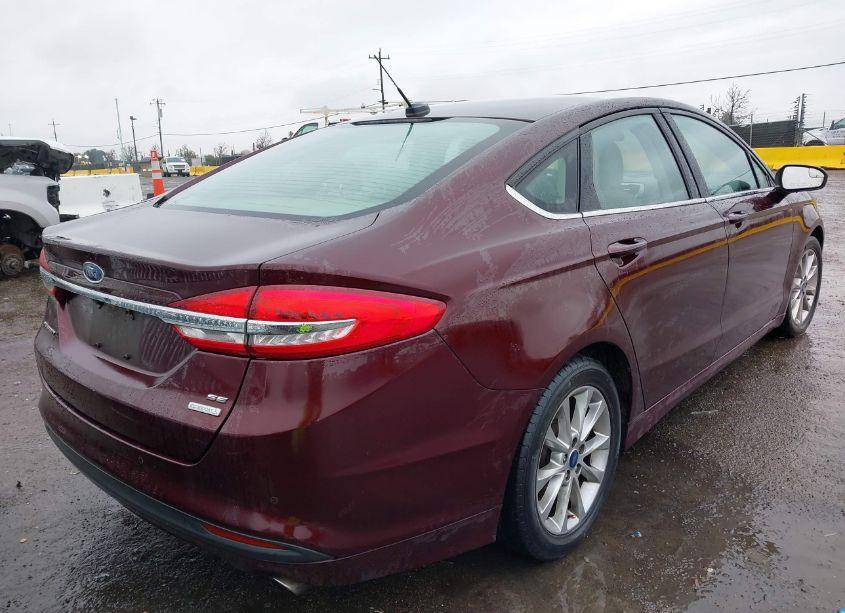 Photo 4 of 2017 Ford Fusion SE (VIN 3FA6P0HD0HR277004)