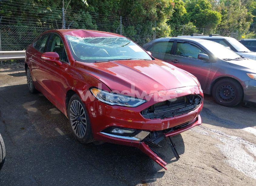 2017 Ford Fusion SE (VIN 3FA6P0HD0HR341851) main photo