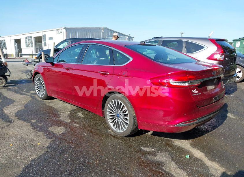 Photo 3 of 2017 Ford Fusion SE (VIN 3FA6P0HD0HR341851)