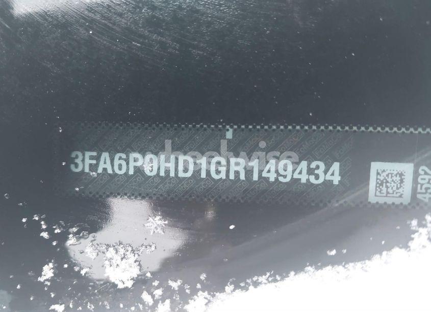 Photo 9 of 2016 Ford Fusion SE (VIN 3FA6P0HD1GR149434)