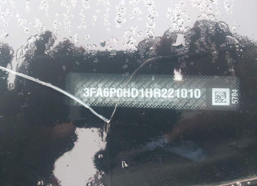 Photo 9 of 2017 Ford Fusion SE (VIN 3FA6P0HD1HR221010)