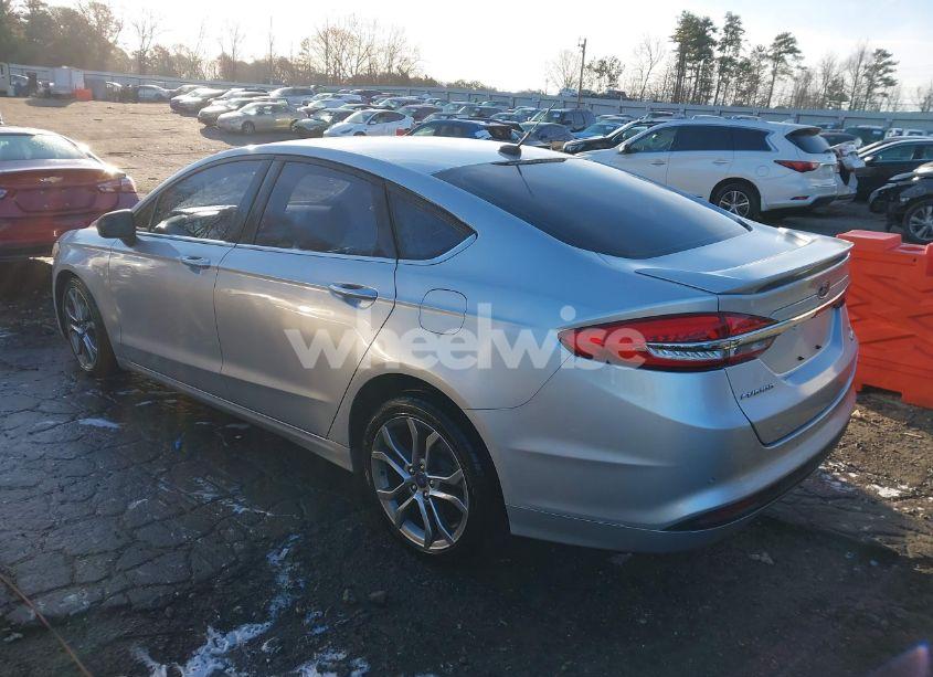 Photo 3 of 2017 Ford Fusion SE (VIN 3FA6P0HD1HR298153)