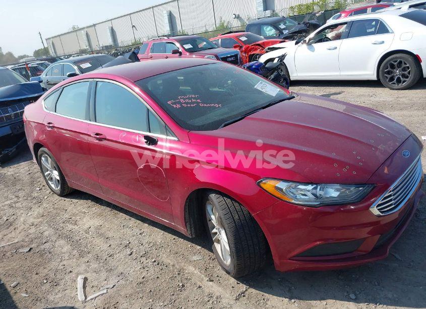 2018 Ford Fusion SE (VIN 3FA6P0HD1JR196339) main photo