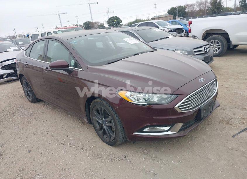 2018 Ford Fusion SE (VIN 3FA6P0HD1JR196437) main photo