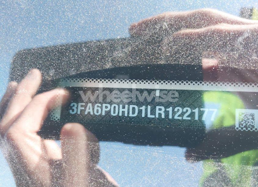 Photo 9 of 2020 Ford Fusion SE (VIN 3FA6P0HD1LR122177)