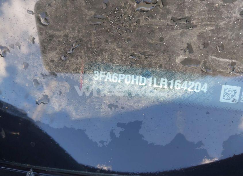 Photo 9 of 2020 Ford Fusion SE (VIN 3FA6P0HD1LR164204)