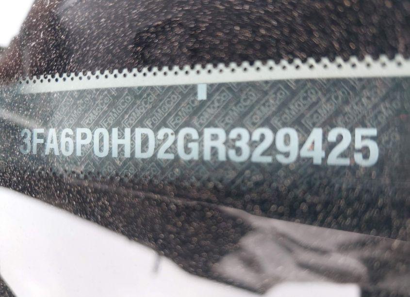 Photo 9 of 2016 Ford Fusion SE (VIN 3FA6P0HD2GR329425)