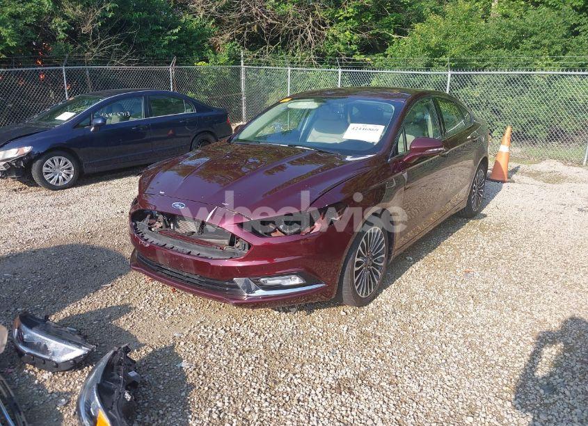 Photo 2 of 2017 Ford Fusion SE (VIN 3FA6P0HD2HR205706)