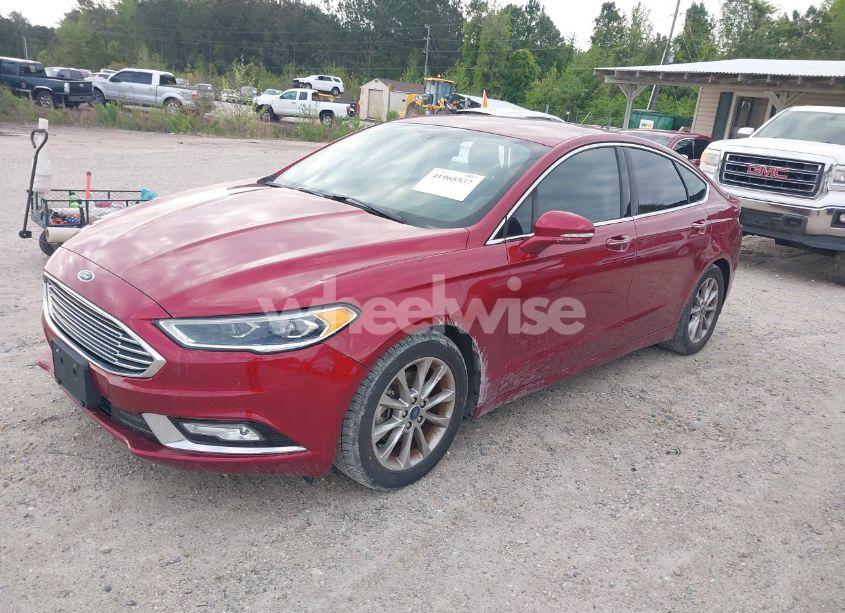 Photo 2 of 2017 Ford Fusion SE (VIN 3FA6P0HD2HR401046)