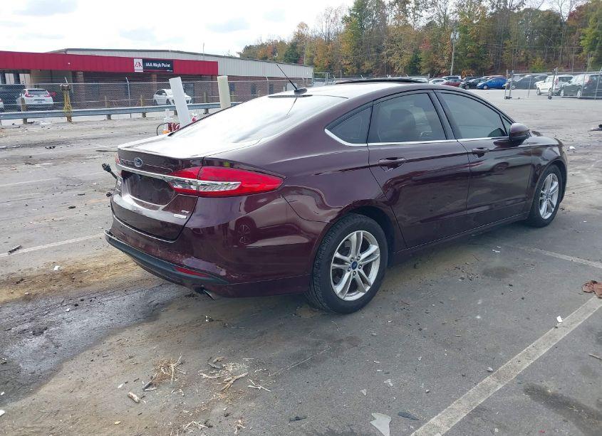 Photo 4 of 2018 Ford Fusion SE (VIN 3FA6P0HD2JR144217)