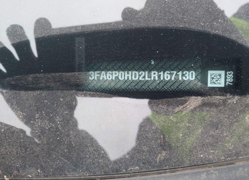 Photo 9 of 2020 Ford Fusion SE (VIN 3FA6P0HD2LR167130)