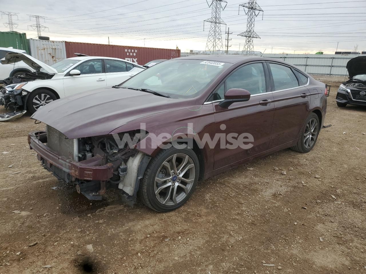 2017 FORD FUSION SE (VIN 3FA6P0HD3HR393765) main photo
