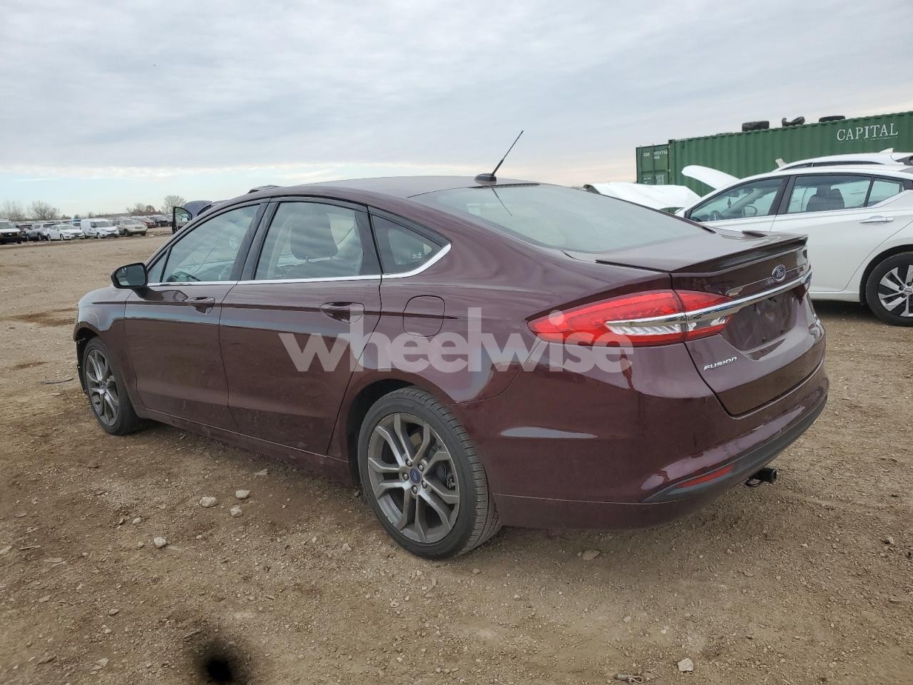 Photo 2 of 2017 FORD FUSION SE (VIN 3FA6P0HD3HR393765)