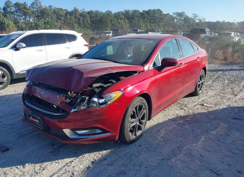 Photo 2 of 2018 Ford Fusion SE (VIN 3FA6P0HD3JR201377)