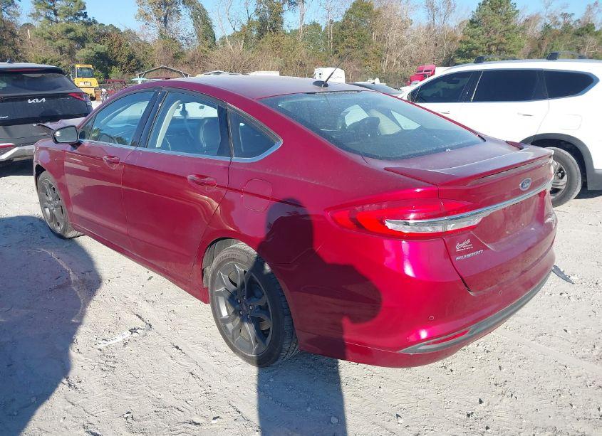Photo 3 of 2018 Ford Fusion SE (VIN 3FA6P0HD3JR201377)