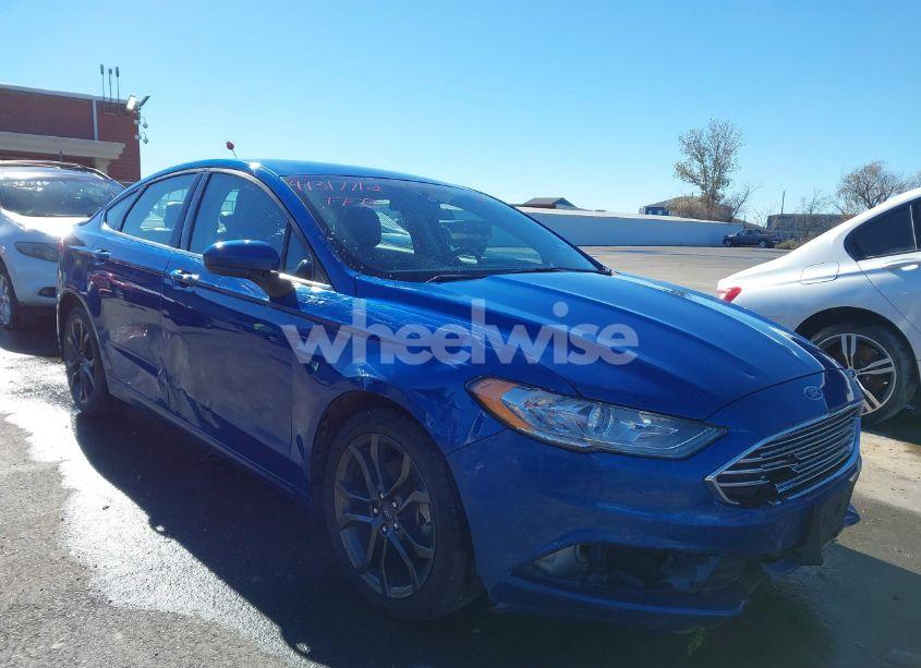 2018 Ford Fusion SE (VIN 3FA6P0HD3JR267444) main photo