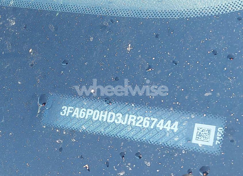 Photo 17 of 2018 Ford Fusion SE (VIN 3FA6P0HD3JR267444)