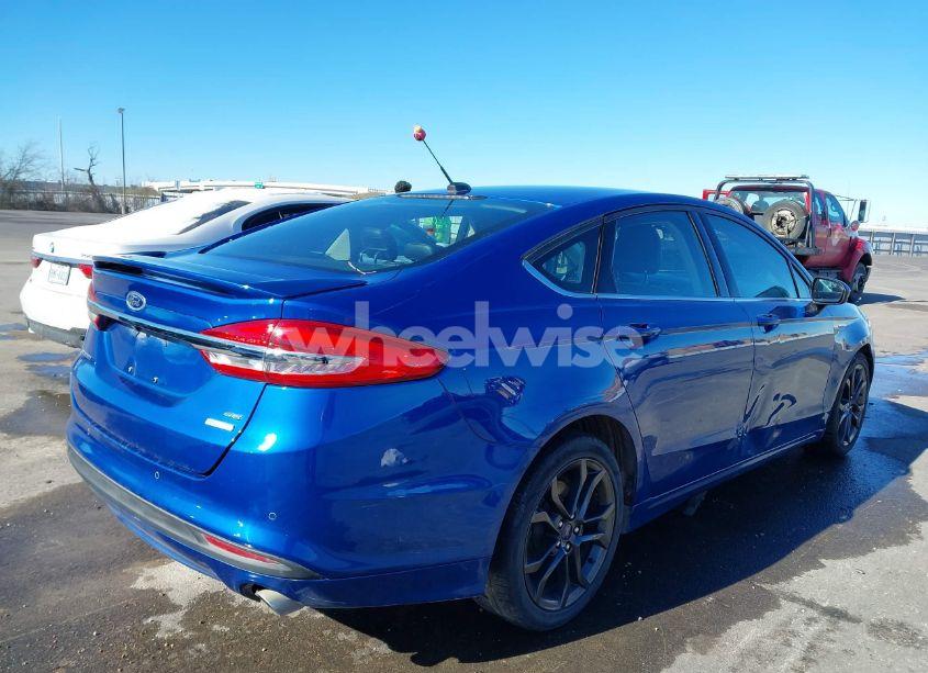 Photo 4 of 2018 Ford Fusion SE (VIN 3FA6P0HD3JR267444)