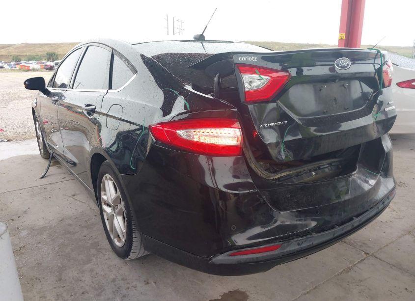 Photo 3 of 2016 Ford Fusion SE (VIN 3FA6P0HD4GR268966)