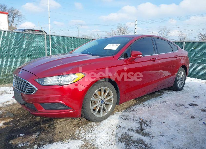 Photo 2 of 2017 Ford Fusion SE (VIN 3FA6P0HD4HR138963)