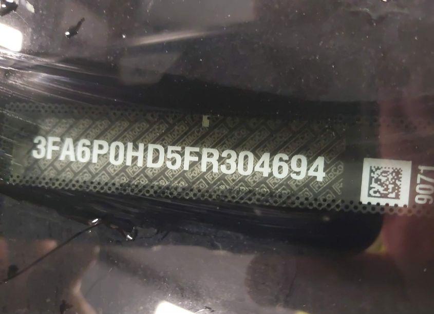 Photo 9 of 2015 Ford Fusion SE (VIN 3FA6P0HD5FR304694)