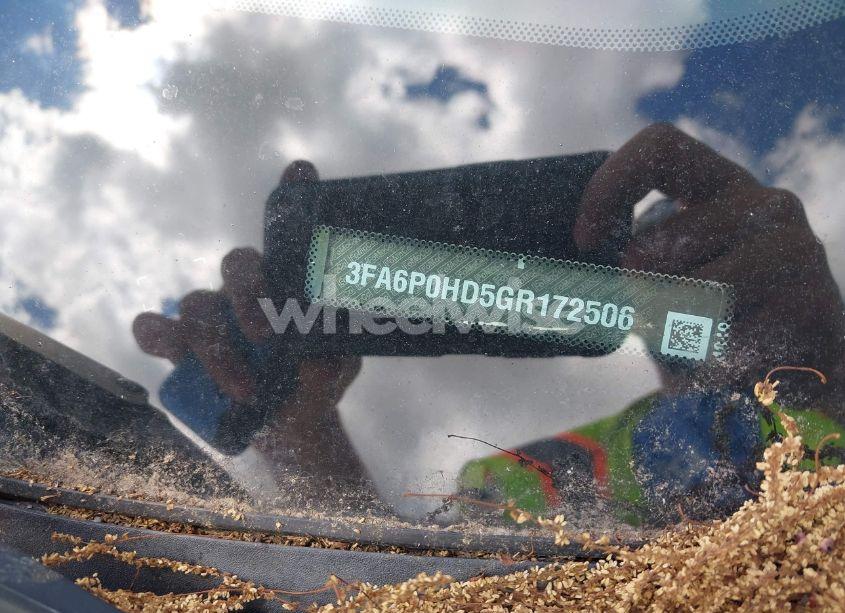 Photo 9 of 2016 Ford Fusion SE (VIN 3FA6P0HD5GR172506)