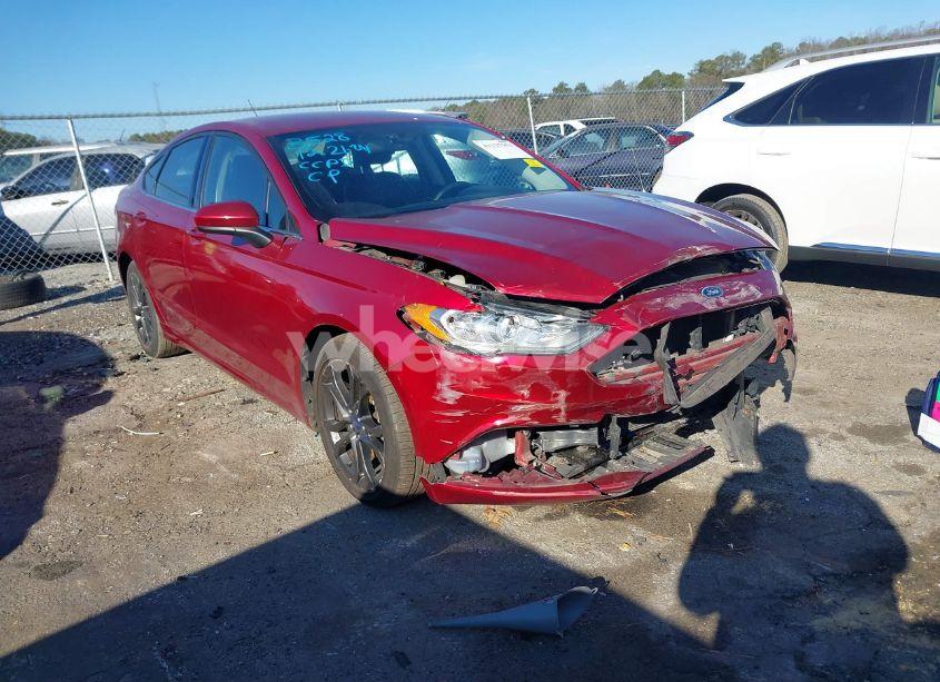 2018 Ford Fusion SE (VIN 3FA6P0HD5JR183528) main photo