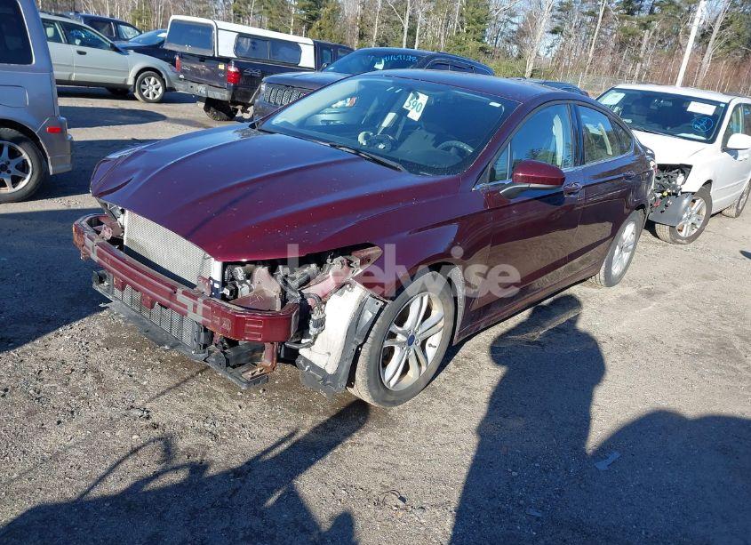 Photo 2 of 2018 Ford Fusion SE (VIN 3FA6P0HD5JR228080)