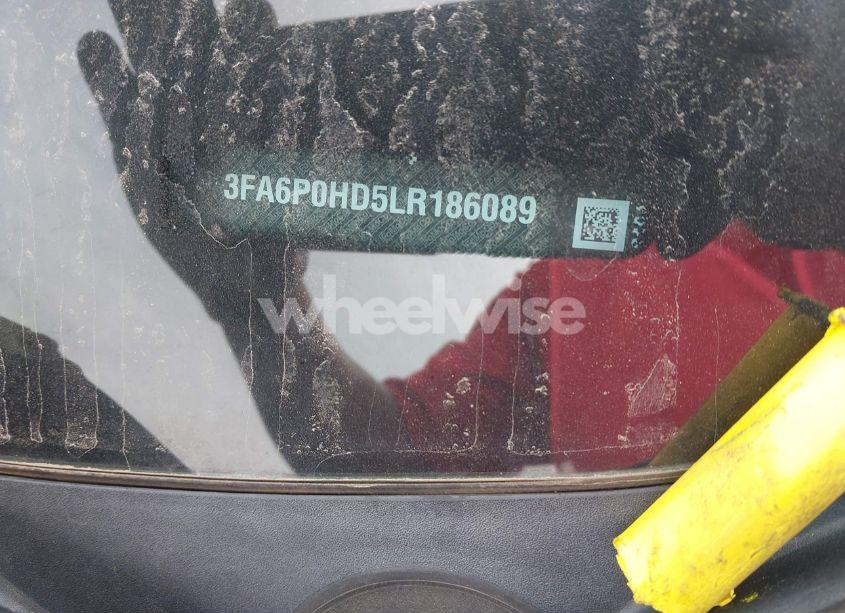 Photo 9 of 2020 Ford Fusion SE (VIN 3FA6P0HD5LR186089)