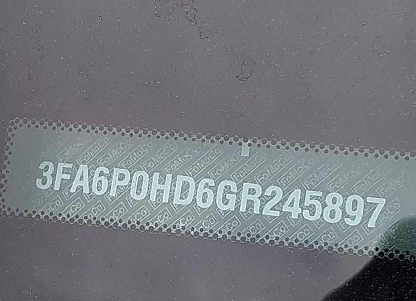 Photo 18 of 2016 Ford Fusion SE (VIN 3FA6P0HD6GR245897)