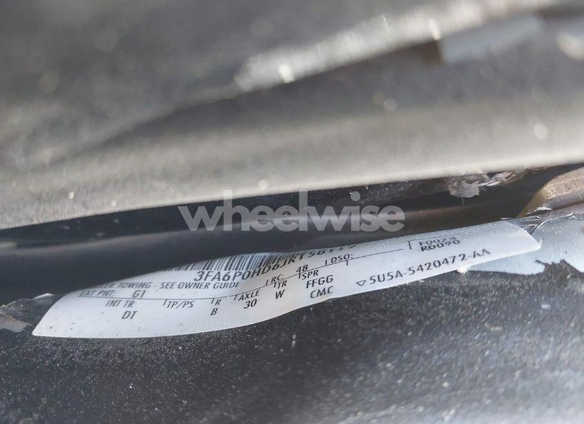 Photo 9 of 2018 Ford Fusion SE (VIN 3FA6P0HD6JR158119)