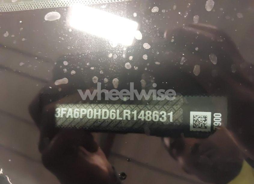 Photo 9 of 2020 Ford Fusion SE (VIN 3FA6P0HD6LR148631)