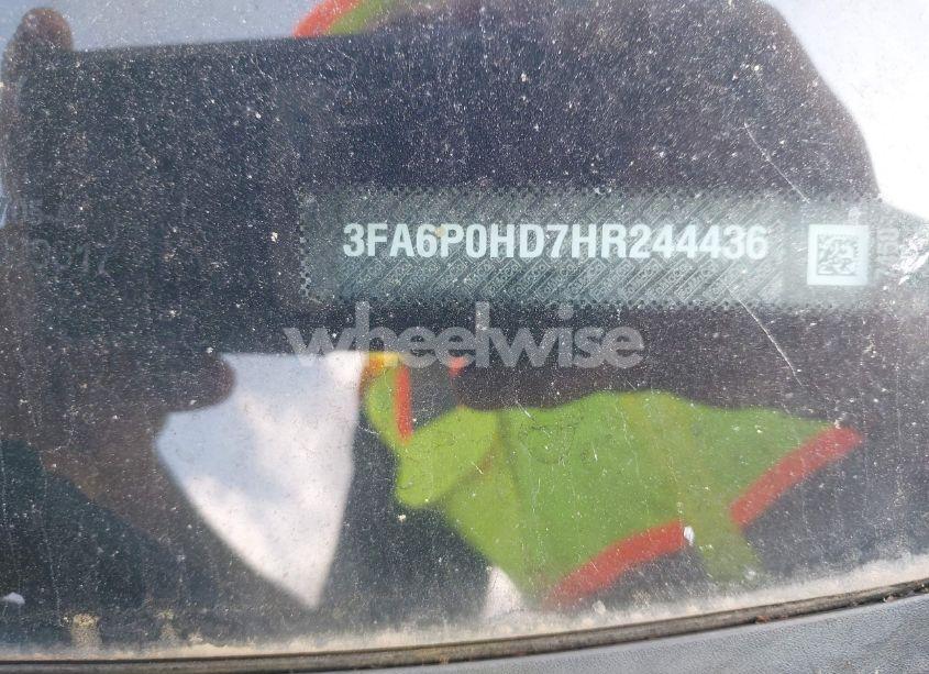 Photo 9 of 2017 Ford Fusion SE (VIN 3FA6P0HD7HR244436)