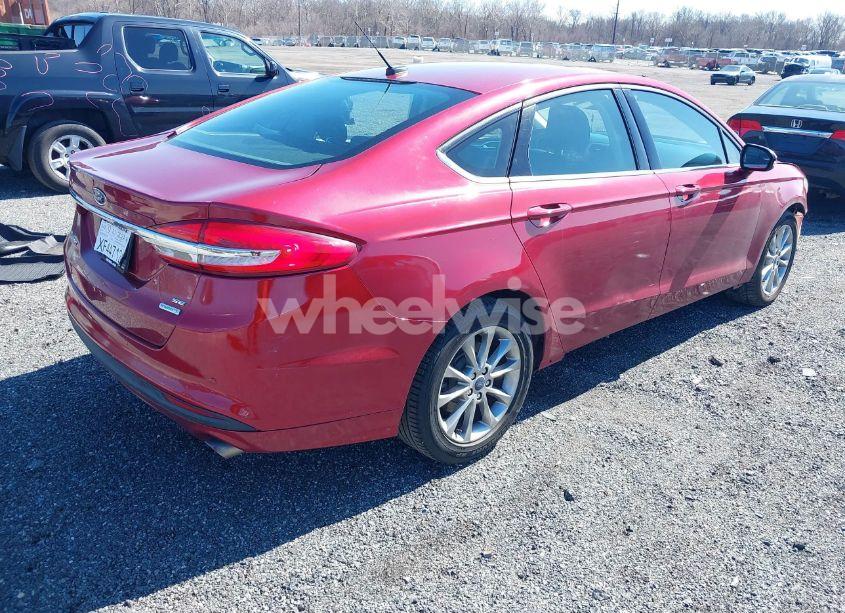 Photo 4 of 2017 Ford Fusion SE (VIN 3FA6P0HD7HR290431)