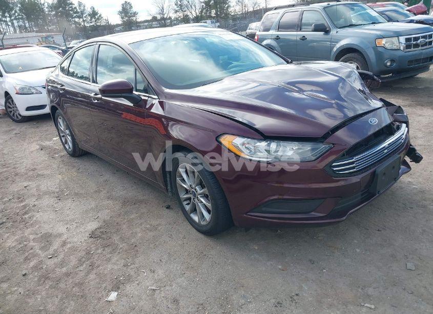 2017 Ford Fusion SE (VIN 3FA6P0HD7HR362390) main photo