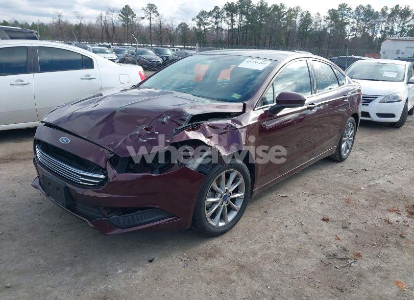 Photo 2 of 2017 Ford Fusion SE (VIN 3FA6P0HD7HR362390)