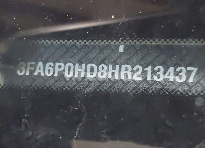 Photo 9 of 2017 Ford Fusion SE (VIN 3FA6P0HD8HR213437)