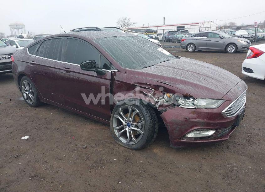 2017 Ford Fusion SE (VIN 3FA6P0HD8HR371745) main photo