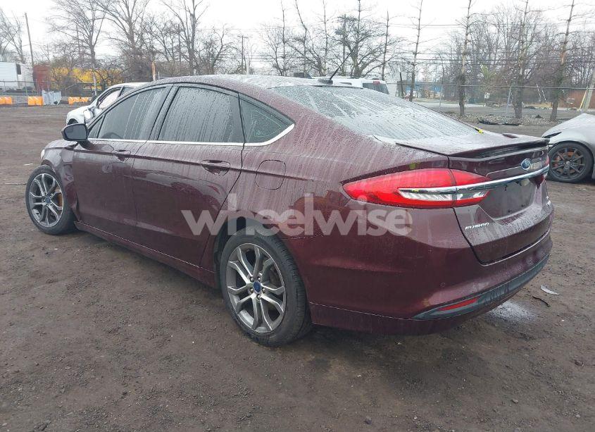 Photo 3 of 2017 Ford Fusion SE (VIN 3FA6P0HD8HR371745)
