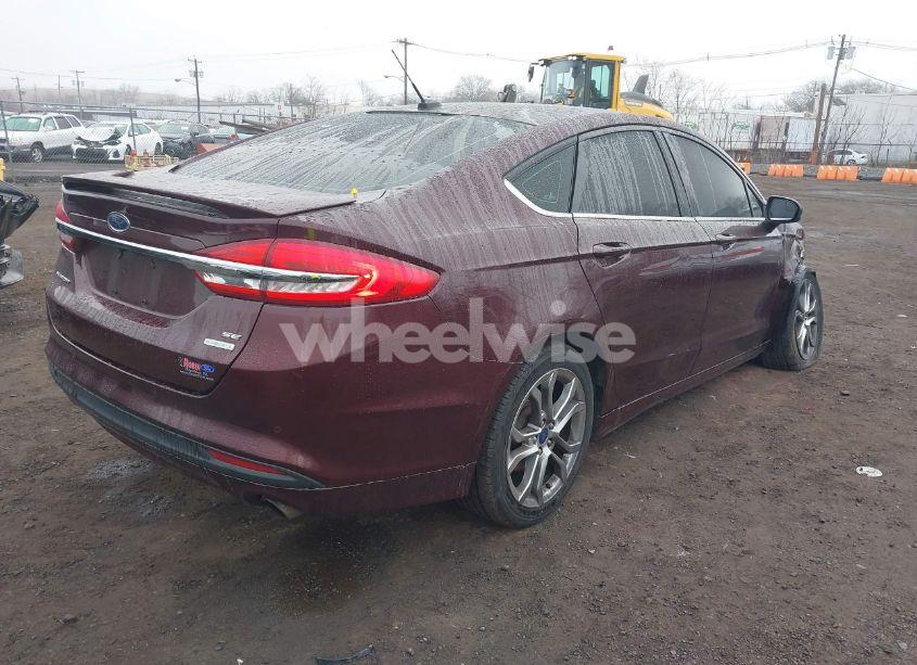 Photo 4 of 2017 Ford Fusion SE (VIN 3FA6P0HD8HR371745)