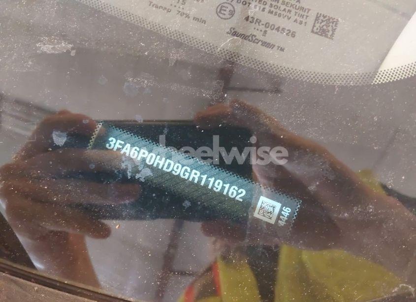 Photo 9 of 2016 Ford Fusion SE (VIN 3FA6P0HD9GR119162)