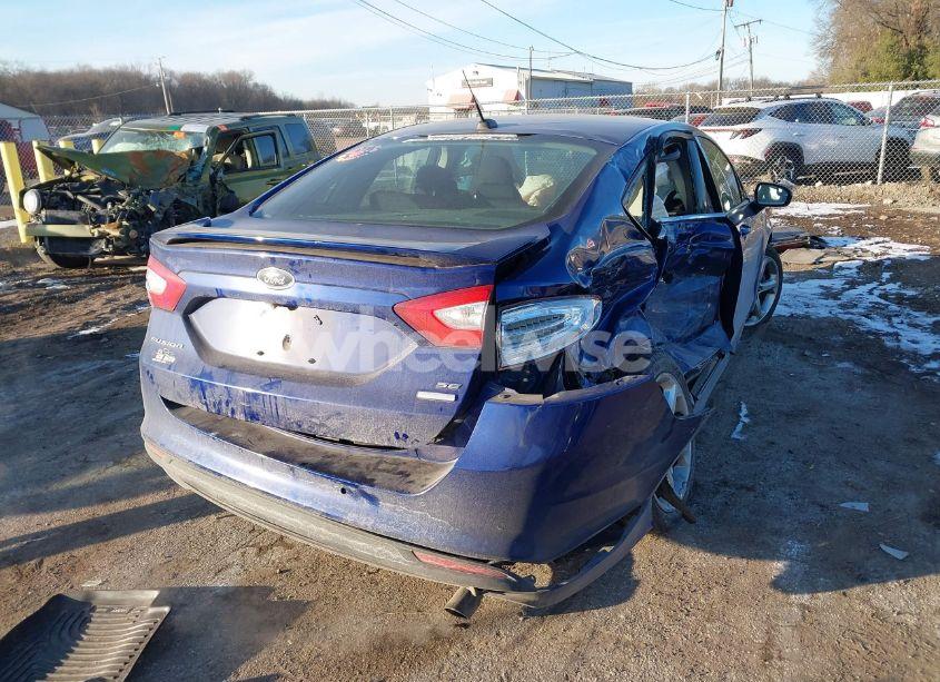 Photo 4 of 2016 Ford Fusion SE (VIN 3FA6P0HD9GR322035)