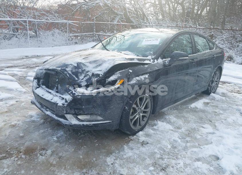 Photo 2 of 2017 Ford Fusion SE (VIN 3FA6P0HD9HR310808)