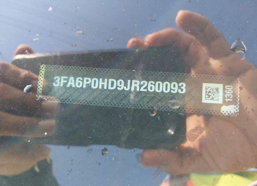 Photo 9 of 2018 Ford Fusion SE (VIN 3FA6P0HD9JR260093)