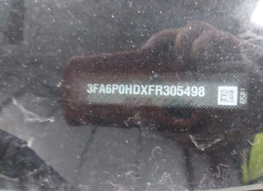 Photo 9 of 2015 Ford Fusion SE (VIN 3FA6P0HDXFR305498)