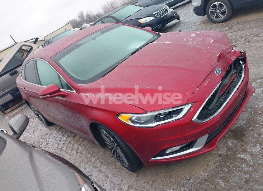 2017 Ford Fusion SE (VIN 3FA6P0HDXHR405619) main photo