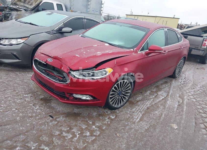 Photo 2 of 2017 Ford Fusion SE (VIN 3FA6P0HDXHR405619)