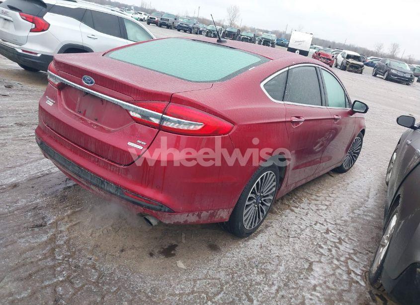 Photo 4 of 2017 Ford Fusion SE (VIN 3FA6P0HDXHR405619)