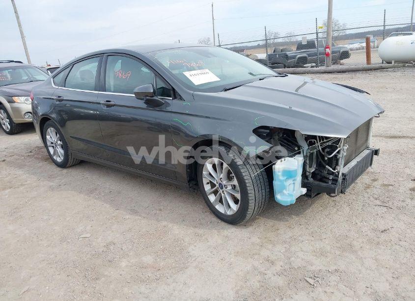 2019 Ford Fusion SE (VIN 3FA6P0HDXKR245510) main photo